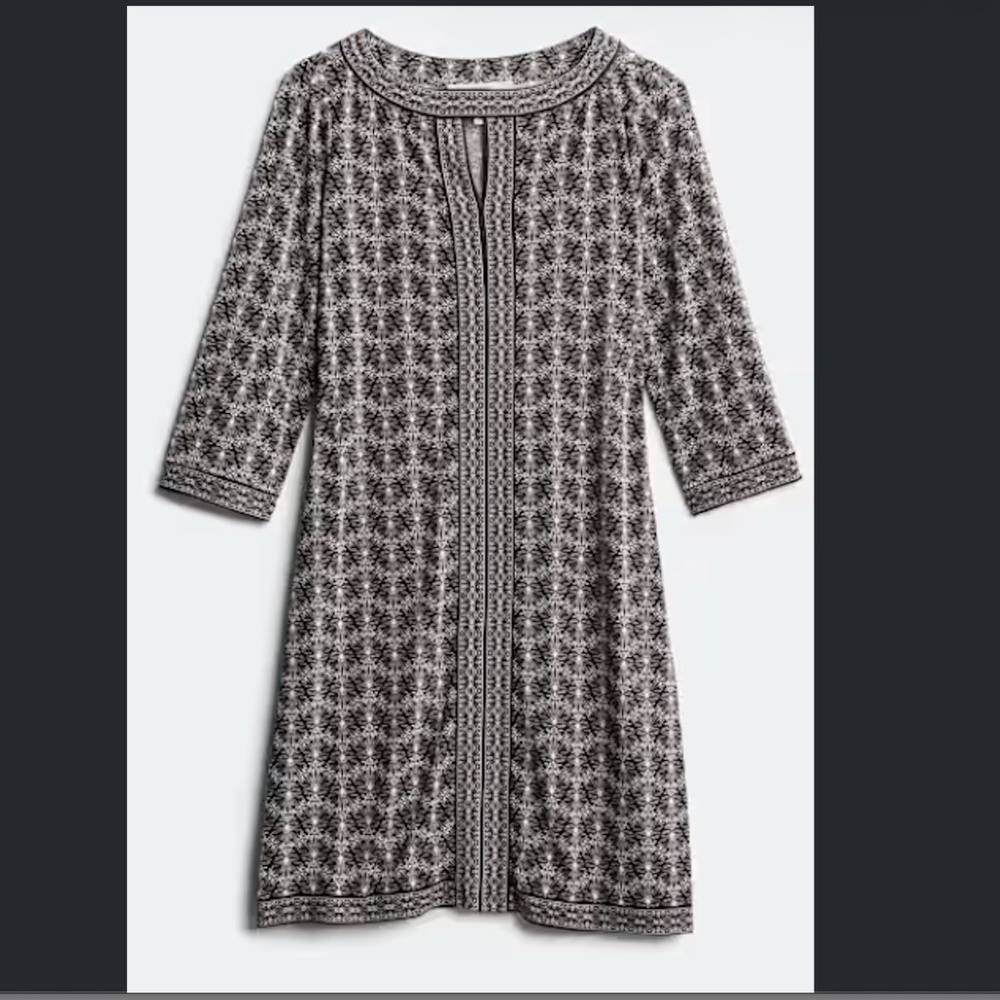 WISP Marnie Knit Dress in 2P Petite Black & White